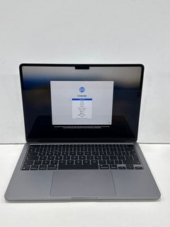 APPLE MACBOOK AIR (M2, 2022) 256 GB LAPTOP IN SPACE GREY: MODEL NO A2681 (WITH BOX AND CHARGER) APPLE M2 8-CORE CHIP, 8 GB RAM, 13.6" SCREEN, APPLE M2 8-CORE [JPTM120401] THIS PRODUCT IS FULLY FUNCTI