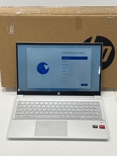 HP PAVILION 15-EH1026NA 512 GB LAPTOP IN SILVER: MODEL NO 8B589EA#ABU (WITH BOX & CHARGING CABLE, VERY GOOD COSMETIC CONDITION) AMD RYZEN 7 5700U @ 1.80GHZ, 16 GB RAM, 15.6" SCREEN, AMD RADEON GRAPHI