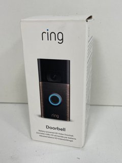 RING (2ND GENERATION) VIDEO DOORBELL: MODEL NO 5UM5E5 (WITH BOX & ALL ACCESSORIES) [JPTM120335] THIS PRODUCT IS FULLY FUNCTIONAL AND IS PART OF OUR PREMIUM TECH AND ELECTRONICS RANGE