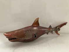 1 X STONE THE CROWS SM.PAIR OF WALL SHARKS-RAW COPPER - SKU: 826015 - TOTAL RRP £300