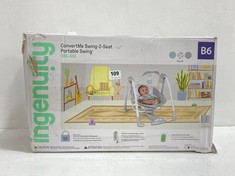 INGENUITY CONVERTME SWING-2-SEAT PORTABLE SWING - RRP £100