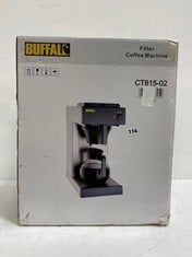 BUFFALO FILTER COFFEE MACHINE - MODEL NO.: CT815-02 - RRP £192