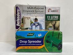 3 X ASSORTED ITEMS TO INCLUDE WESTLAND DROP SPREADER