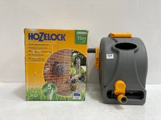 2 X HOZELOCK WALL MOUNTED HOSE REEL