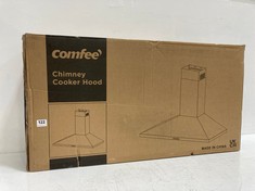 COMFEE CHIMNEY COOKER HOOD - MODEL NO.: PYRA17SS-90-PRO - RRP £120