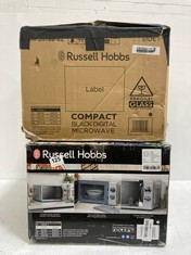 RUSSELL HOBBS SILVER MANUAL MICROWAVE MODEL NO.: RHMM701S-N TO INCLUDE RUSSELL HOBBS BLACK MICROWAVE MODEL NO.: RHM2076B-AZ