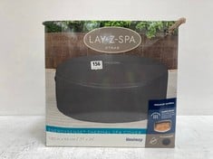 BESTWAY LAY-Z-SPA SMALL ROUND THERMAL HOT TUB COVER - GREY