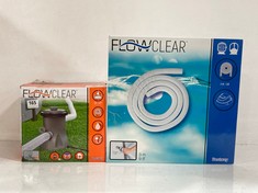 BESTWAY FLOWCLEAR POOL FILTER PUMP TO INCLUDE BESTWAY FLOWCLEAR 3M HOSE