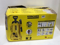 KARCHER K2 HIGH-PRESSURE WASHER - YELLOW