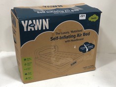 YAWN SELF-INFLATING AIR BED WITH HEADBOARD