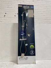 GROHE VITALIO JOY SYSTEM 260 SHOWER SYSTEM - CHROME - RRP £395