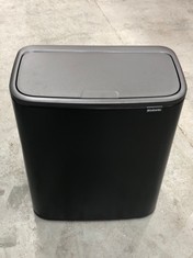 BRABANTIA BO TOUCH BIN HI - 60L - MATT BLACK - RRP £220