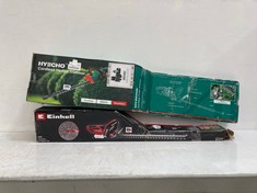 HYECHO CORDLESS HEDGE TRIMMER AND EINHELL CLASSIC CORDLESS HEDGE TRIMMER - MODEL NO. GC-CH 1855/1