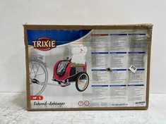 TRIXIE PET BICYCLE TRAILER - RED