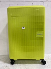 AMERICAN TOURISTER HARD SHELL SUITCASE - LIME YELLOW