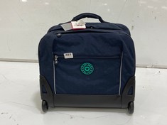 KIPLING WHEELED BACKPACK GIORNO - GREEN/BLUE - RRP £148