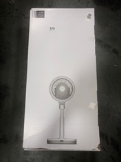 2 X JOHN LEWIS 10'' PEDESTAL FANS - WHITE