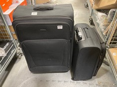 JOHN LEWIS LARGE SUITCASE IN BLACK TO INCLUDE JOHN LEWIS SMALL SUITCASE IN BLACK