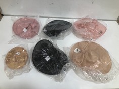 6 X JOHN LEWIS ASSORTED OCCASION HATS TO INCLUDE MAGGIE SIDE UP OCCASION HAT - ROSE - RRP £165