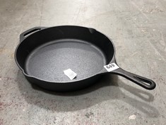 JOHN LEWIS CAST IRON SKILLETZ FRYING PAN - BLACK