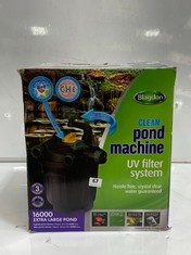 BLAGDON 16000 CLEAN POND MACHINE - EXTRA LARGE - BLACK - RRP £300