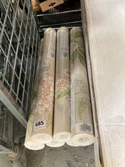 6 X COLEFAX & FOWLER ASHDOWN WALLPAPERS - ROLL SIZE 10.05M X 52CM - BEIGEMULTI