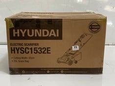 HYUNDAI ELECTRIC LAWN SCARIFIER IN BLUE - MODEL NO.: HYSC1532E - RRP £115