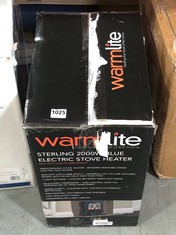 WARMLITE STERLING 2000W BLUE ELECTRONIC STOVE HEATER