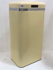 SWAN RETRO 45L SENSOR BIN IN YELLOW