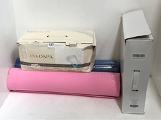 4 X ASSORTED ITEMS TO INCLUDE INVOSPA SHIATSU ELECTRIC MASSAGER WITH HEAT