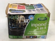 BLAGDON INPOND 5-IN-1 6000 EASY CARE CLEAN POND PUMP AND FILTER - RRP £145