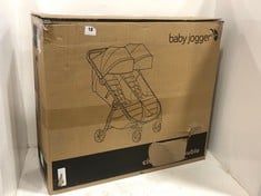 BABY JOGGER CITY TOUR 2 DOUBLE STROLLER - PITCH BLACK - RRP £509