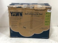 YAWN SELF-INFLATING AIR BED WITH HEADBOARD