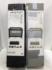 2 X RED KITE SLEEPTIGHT TRAVEL COT