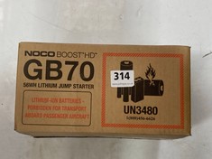 NOCO BOOST HD GB70 56WH LITHIUM JUMP STARTER - RRP £179