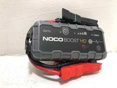 NOCO BOOST HD 12V 2000A JUMP STARTER - MODEL NO. GB70 - RRP £225