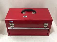 TOPTECH MAINTENANCE TOOL KIT WITH 1 DRAWER CHEST RED