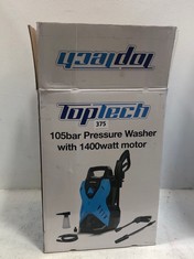 TOPTECH 105BAR PRESSURE WASHER WITH 1400W MOTOR