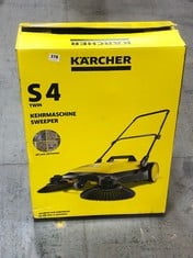 KARCHER S4 TWIN SWEEPER WITH 20L HOPPER RRP- £129.99