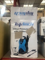 TOPTECH 105BAR PRESSURE WASHER WITH 1400W MOTOR