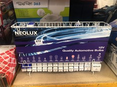 QTY OF NEOLUX QUALITY AUTOMOTIVE BULBS 12V ON RACK