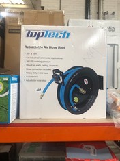 TOPTECH RETRACTABLE AIR HOSE REEL 15M