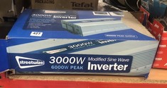 STREETWIZE 3000W MODIFIED SINE WAVE 6000W PEAK INVERTER