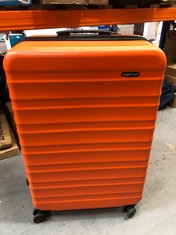 BASICS TRAVEL CASE ORANGE HARDSHELL LARGE SPINNER