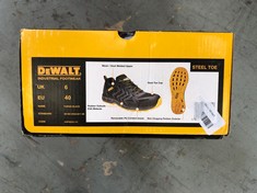 DEWALT INDUSTRIAL FOOTWEAR SAFETY SHOES BLACK SIZE 6