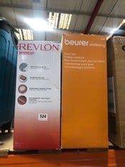 2 X ASSORTED FOOT SPAS TO INCLUDE REVLON PEDIPREP WITH PEDICURE SET