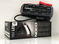 NOCO BOOST X GBX155 ULTRASAFE CAR JUMP STARTER - RRP £380