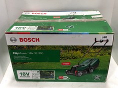 BOSCH CITYMOWER 18V-32-300 CORDLESS LAWNMOWER - GREEN - RRP £319