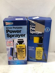 2 X STREETWIZE PORTABLE POWER SPRAYER 10LTR & 8 LITRE