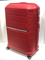 SAMSONITE RED 4 WHEEL TRAVEL CASE